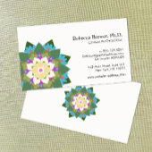 Lotus Flower Holistic Mental Health Healer Visitekaartje