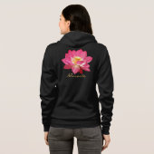Lotus Flower Hoodie Shirt Namaste (Achterkant volledig)
