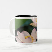 Lotus flower in bloesem, China Tweekleurige Koffiemok (Voorkant links)