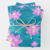 Lotus Flower Inpakpapier Vel (In situ)