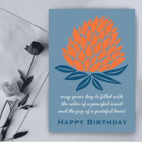 Lotus Flower Inspirerend Mindful Happy Birthday