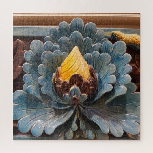 Lotus Flower Jigzaag Puzzle Legpuzzel (Verticaal)
