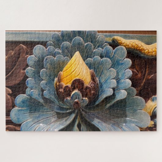 Lotus Flower Jigzaag Puzzle Legpuzzel (Horizontaal)