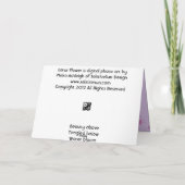 Lotus Flower Kaart (Achterkant)