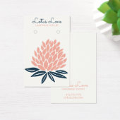 Lotus Flower Ketting Jewelry Display Card Visitekaartje (Bureau)