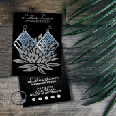 Lotus Flower Ketting Jewelry Display Card Visitekaartje