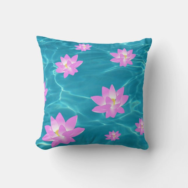 Lotus Flower Kussen (Voorkant)
