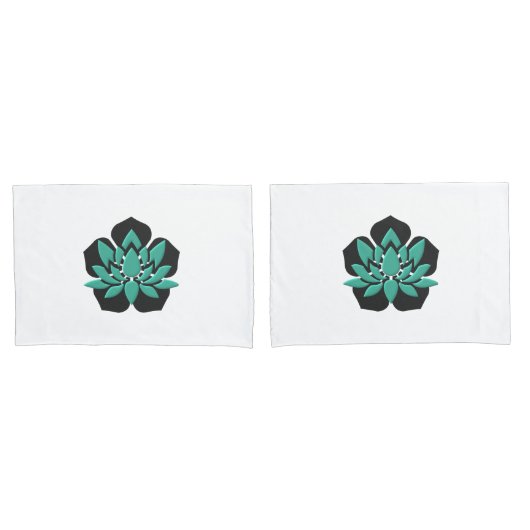 Lotus Flower Kussensloop set (Voorkant-Set)