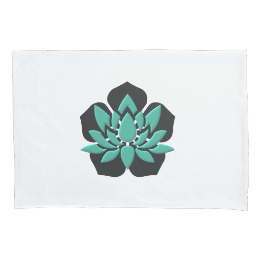 Lotus Flower Kussensloop set (Voorkant-Links)