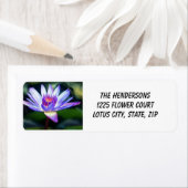 Lotus Flower Label (Insitu)