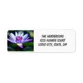 Lotus Flower Label (Voorkant)