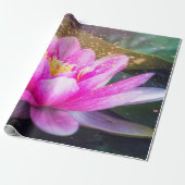 Lotus Flower. Landschap, Zen Cadeaupapier (Uitgerold)
