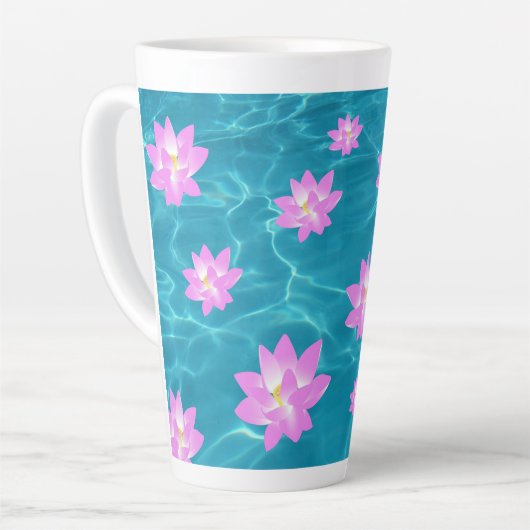 Lotus Flower Latte Mok (Linkerhoek)