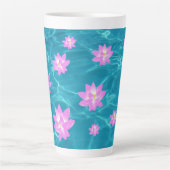 Lotus Flower Latte Mok (Voorkant)