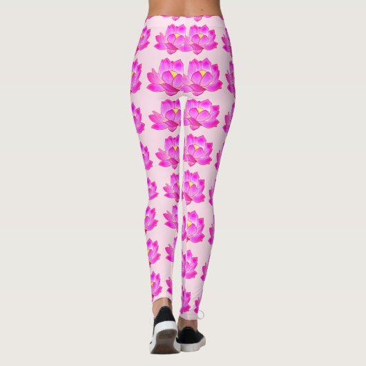 Lotus Flower Leggings (Achterkant)