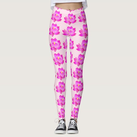 Lotus Flower Leggings (Voorkant)