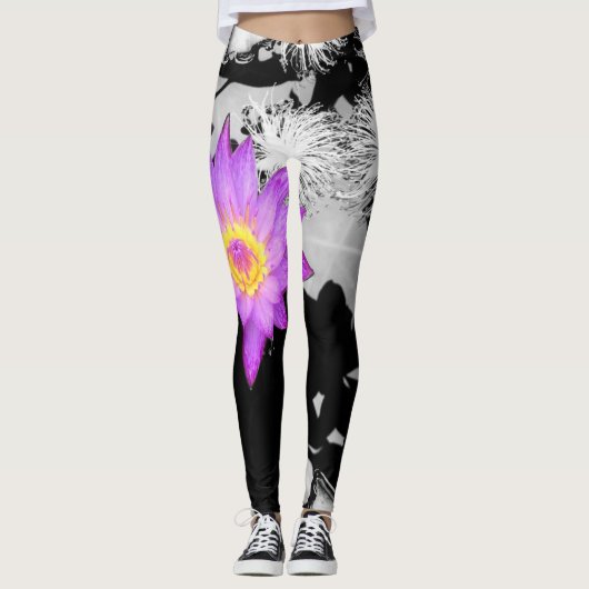 Lotus Flower Leggings (Voorkant)