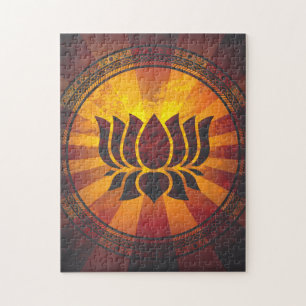  Lotus Flower Legpuzzel