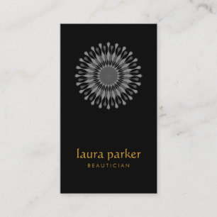 Lotus Flower Logo Healing Therapy Yoga Holistic Visitekaartje
