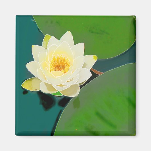 Lotus Flower Magneet (Voorkant)