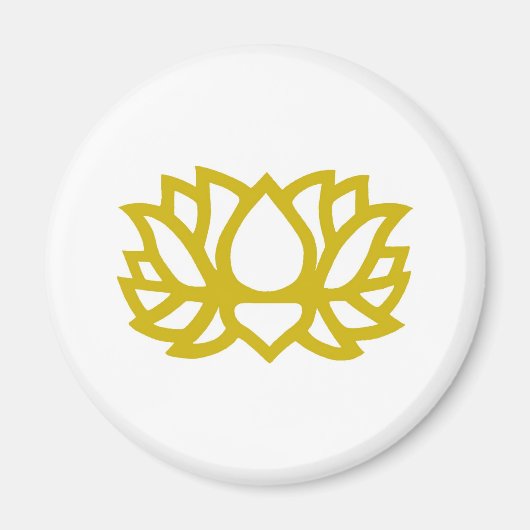 Lotus flower magneet (Voorkant)