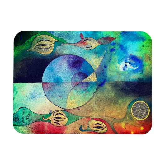 Lotus Flower Magnet Gift Magneet (Horizontaal)