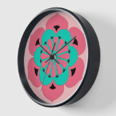 Lotus Flower Mandala, Coral Pink en Turquoise (Hoek)