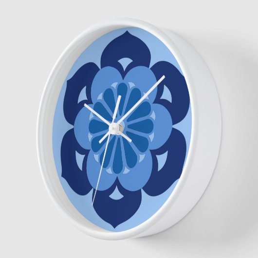 Lotus Flower Mandala, Indigo and Light Blue (Hoek)