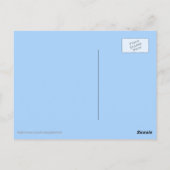 Lotus Flower Mandala, Indigo and Light Blue Briefkaart (Achterkant)
