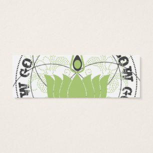 Lotus Flower Mini Visitekaartjes