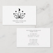 Lotus Flower Moon-Visitekaartje Visitekaartje (Voorkant / Achterkant)