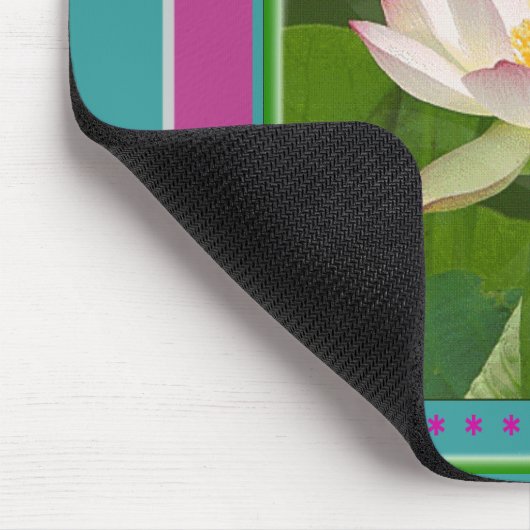 Lotus Flower Mousepad Muismat (Hoek)