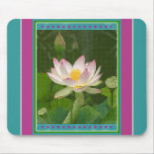 Lotus Flower Mousepad Muismat (Voorkant)