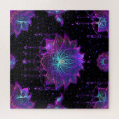 Lotus Flower naadloos symbool Legpuzzel (Horizontaal)