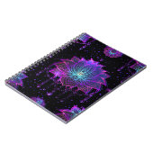 Lotus Flower naadloos symbool Notitieboek (Linkerzijde)