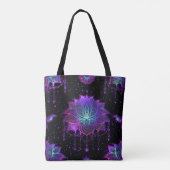 Lotus Flower naadloos symbool Tote Bag (Achterkant)