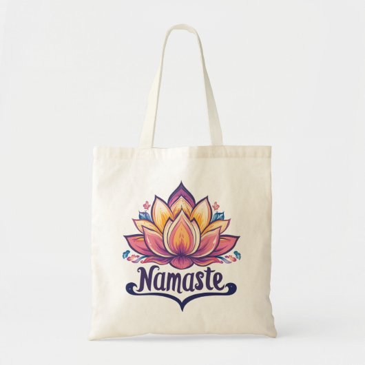Lotus Flower 'Namaste' Canvas tas (Voorkant)
