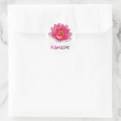 Lotus Flower "Namaste" Yoga Gifts Ronde Sticker (Tas)