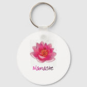 Lotus Flower "Namaste" Yoga Gifts Sleutelhanger (Voorkant)