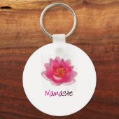 Lotus Flower "Namaste" Yoga Gifts Sleutelhanger (Voorkant)