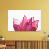 Lotus flower [Nelumbio speciosum] in haar geheel Canvas Afdruk (Insitu (Woonkamer))
