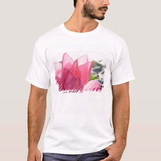 Lotus flower [Nelumbo speciosum] in haar geheel T-shirt (Voorkant)