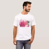 Lotus flower [Nelumbo speciosum] in haar geheel T-shirt (Voorkant volledig)