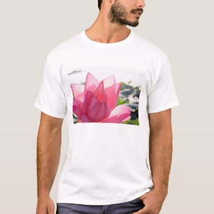 Lotus flower [Nelumbo speciosum] in haar geheel T-shirt