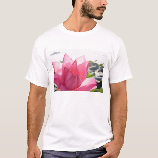 Lotus flower [Nelumbo speciosum] in haar geheel T-shirt (Voorkant)