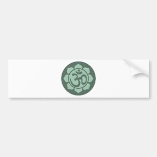 lotus flower ohm bumpersticker