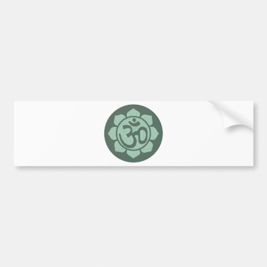 lotus flower ohm bumpersticker (Voorkant)