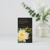 Lotus flower, Om yoga, genezers Visitekaartje (Staand voorkant)