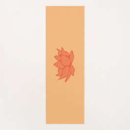 Lotus Flower Oranje yogamat
