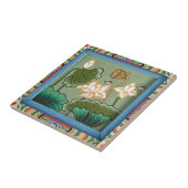 Lotus Flower Oriental Mural keramiek Tegeltje (Zijkant)